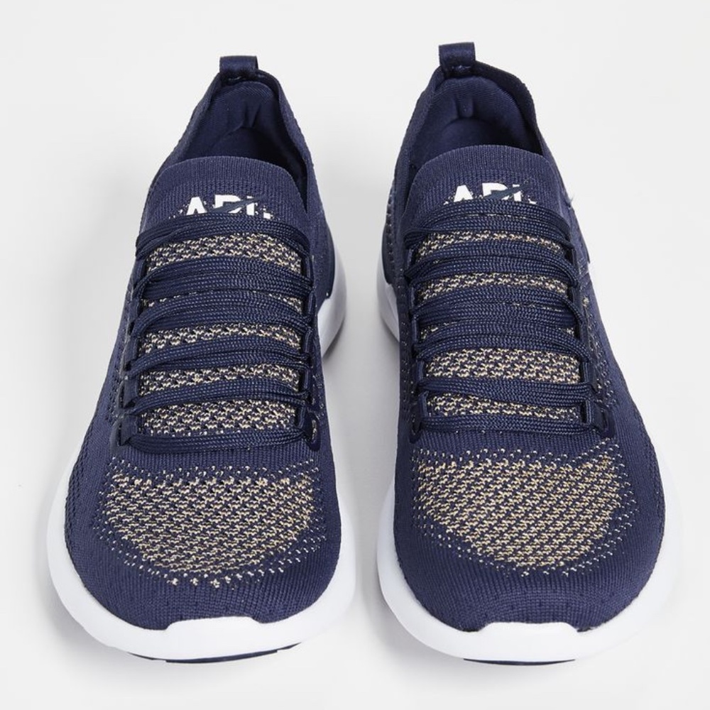 APL Techloom Breeze Navy and Tan Athletic Shoes